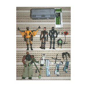 (6) G.I. Joe Sigma 6 Hasbro Action Figures W Accessories Bundle Lot of 13